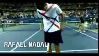 Djokovic imita a Sharapova, Nadal y Federer