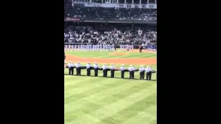 A-Rod first introduction back! 2015 Yankees Season opener.