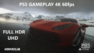 (PS5) DRIVECLUB Gameplay | Ultra High Realistic Graphics [4K HDR 60fps] 4K UHD Heavy Rain In Japan