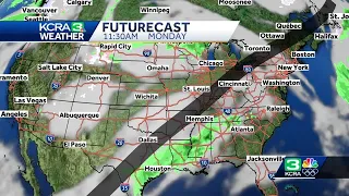 Solar eclipse forecast: How cloudy will it be during Monday’s solar eclipse in California and acr...