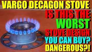 Is This the WORST Alcohol Stove Design?  Is It DANGEROUS? - Vargo Decagon