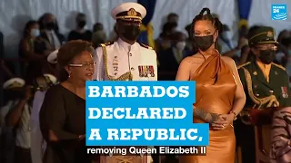 World’s newest republic Barbados names 'Diamond' Rihanna national hero • FRANCE 24 English