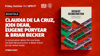 BOOK LAUNCH | Socialist Reconstruction: A Better Future for the United States