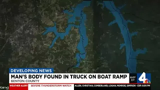 Man's body found in truck on boat ramp in Benton Co.