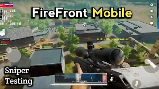 Firefront Mobile Sniper Testing