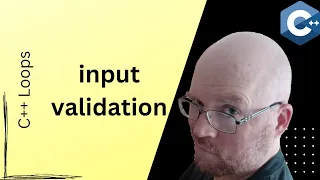 C+ + Tutorial:  how to do input validation using while loops.