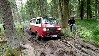 VW T3 Syncro // OFFROAD // FOREST & MUD // Go Vintage Garage