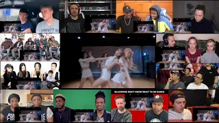 BLACKPINK - 'Don't Know What To Do' DANCE PRACTICE VIDEO (MOVING VER.) Reaction Mashup