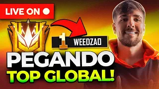 HOJE O GLOBAL VEM! WEEDZAO AO VIVO FREE FIRE WEEDZAO!! FLUXO TWO9, BOCADE09, NOISE!! LOUD!!