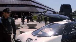 1992 GM Ultralite concept car as used in Demolition Man (HD)