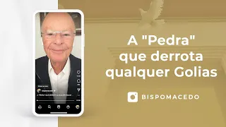 A "Pedra" que derrota qualquer Golias - Meditação Matinal 01/10/22