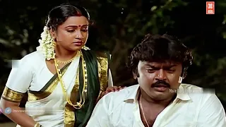 பின்னாடி இருந்து அடிக்கிற பழக்கம் எங்க வம்சத்துக்கே கிடையாது| Veerapandian| Vijayakanth Movie Scenes