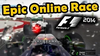 F1 2014 Online Gameplay: Epic Online Wet Race!