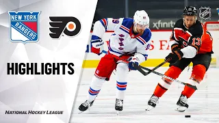 Rangers @ Flyers 2/24/21 | NHL Highlights