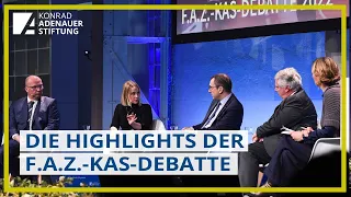 F.A.Z.-KAS-Debatte 2022: Unsere Highlights