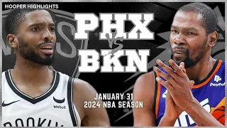 Phoenix Suns vs Brooklyn Nets Full Game Highlights | Jan 31 | 2024 NBA Season