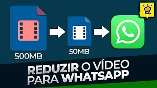 [GRÁTIS] Como REDUZIR o tamanho do VÍDEO para enviar no Whatsapp Web sem perder a QUALIDADE