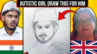 Heartfelt Fan Art Unveiled: Raeen's Sketch by an Amazing Autistic Fan from the UK! Tribal People Try