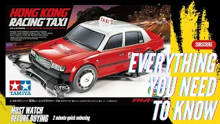 Tamiya Mini 4WD - HongKong Racing Taxi [FM-A] (UNBOXING) EVERYTHING YOU NEED TO KNOW