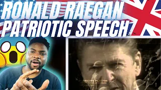 🇬🇧BRIT Reacts To RONALD RAEGAN - PATRIOTIC SPEECH!