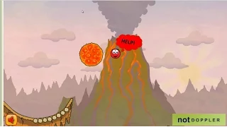 Red Ball 3 (PC) Lava ball of death!