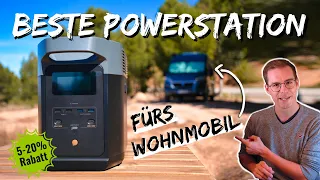 EcoFlow DELTA 2 | Die BESTE Powerstation fürs WOHNMOBIL? | Unboxing, Vorstellung & Einbindung Camper
