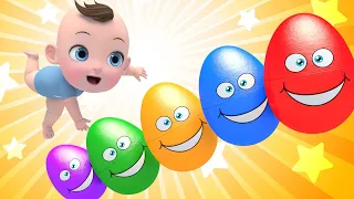 Baby 5 Color Eggs Song! | Twinkle Little Star Nursery Rhymes | Baby & Kids Songs