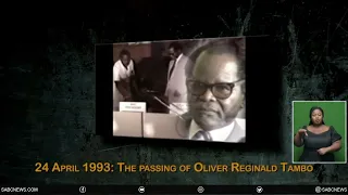 This Day in History | The passing of Oliver Reginald Tambo | 24 April 1993