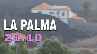 Lava is moving towards Puerto Naos at 20 m. per hour 28.10