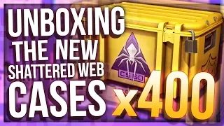 UNBOXING 400 OPERATION SHATTERED WEB CASES (HILARIOUS)