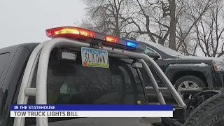 Tow truck drivers in Iowa hope to shine a light on a proposed bill