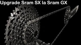 Upgrade ♻️ LANȚ | Sram SX la Sram GX - scurtare, montare, diferențe, greutate reală, test.💎