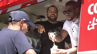 Ice Cube & Kevin Hart hijack Nova's ice cream van