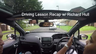 Driving Lesson Recap overtaking cyclists & traffic lights With Richard