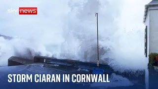 Storm Ciaran: Pub landlord in Cornwall describes losing power