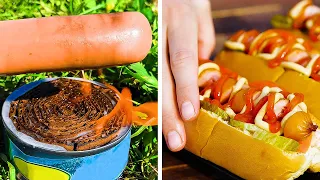 Simple Meals You Can Easily Cook Outdoor || Camping Hacks And Picnic Food Ideas!