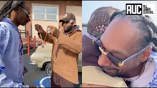 Snoop Dogg Gets Emotional After Joyner Lucas Blesses Him With Chain After His Mom Passed Away