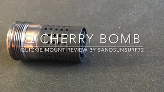 Q Cherry Bomb Quickie Mount muzzle brake for Trash Panda and Thunder Chicken