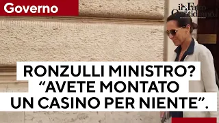 Governo, Ronzulli: "Io Ministro? Avete montato un casino per niente"