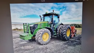 John Deere 7230R- популярний колісний трактор на 230 к/с