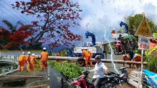 Sa Mưa Giông Kiên Giang Mưa Kéo Dài Sập Nhà Cột Điện Cầu Đường Rừng U Minh Nông Sản Hết Đường Ra Chợ