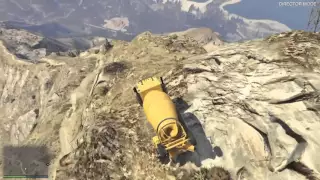 Grand Theft Auto 5 - Driving Trucks Off Mt.Chiliad! (GTA 5)