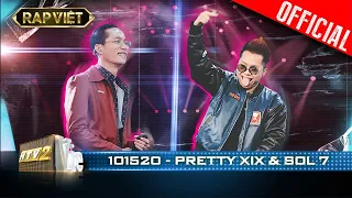 Sol7 - Pretty XIX cảm xúc qua bản love song duy nhất mang tên 101520 | Rap Việt - Mùa 2 [Live Stage]