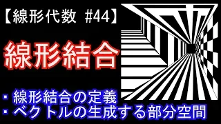 【線形代数#44】線形結合