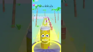 Juice Run All Levels Gameplay iOS and Android #androidgames #gameplay #kicikkids #games