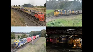 30 Minutes of Grain, Freight and Steam trains in and around Ballarat