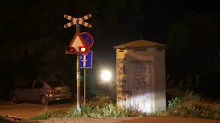 Trains in Niš at Night