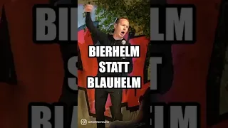 Bierhelm statt Blauhelm 🍾 - André Herrmann