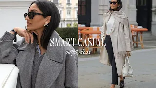 SMART CASUAL OUTFIT IDEAS | WINTER LOOKBOOK