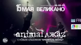 Анонс. 15 мая - ANIMAL ДЖАZ в Хабаровске.